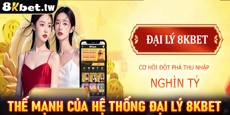 Thế mạnh của hệ thống đại lý 8Kbet người chơi nên biết